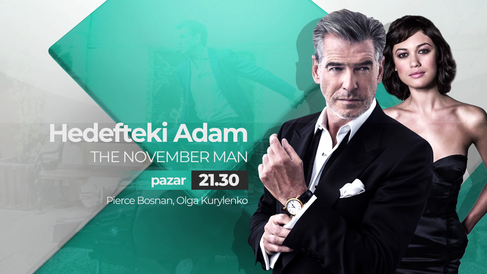 Yabancı Sinema Hedefteki Adam Pazar 21.30'da Aksu TV ekranlarında.